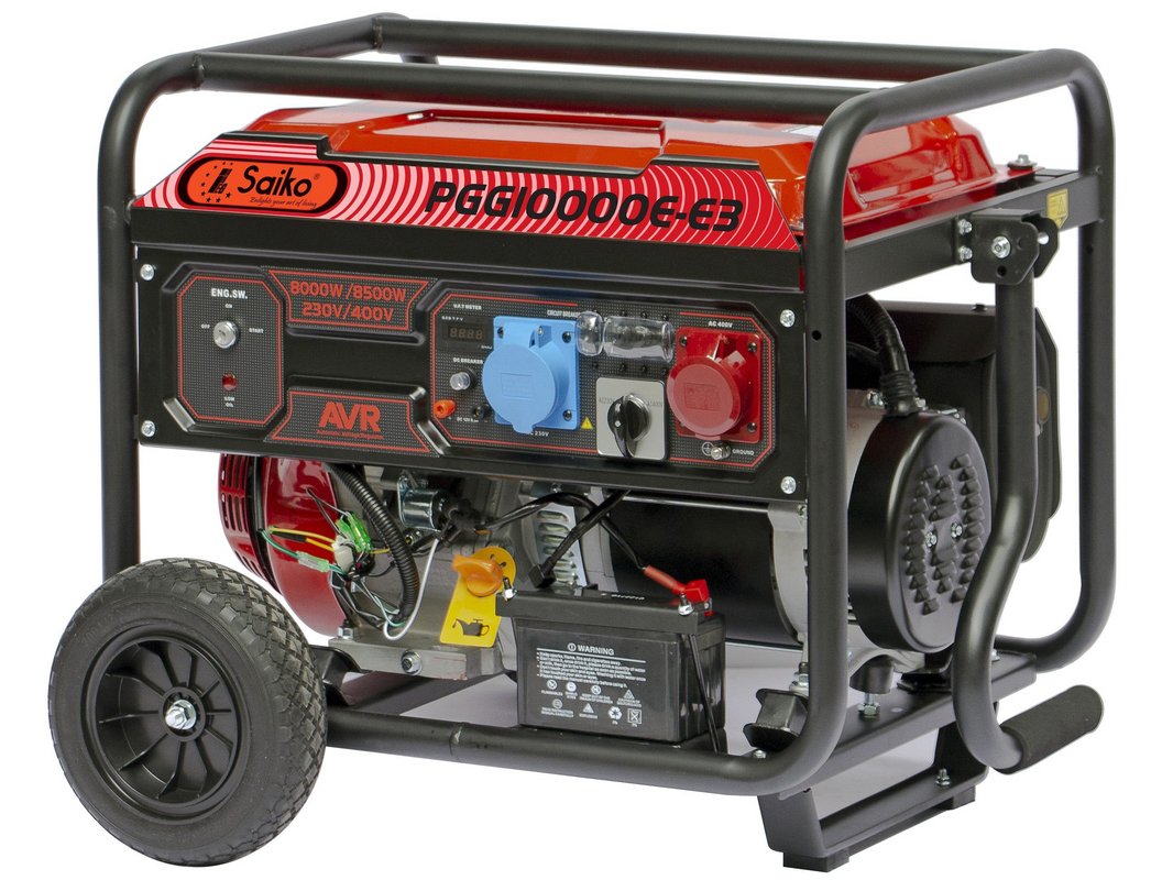 Генератор бензиновий PEZAL PGG10000E-E3 3х фазний 8/8.5 Квт